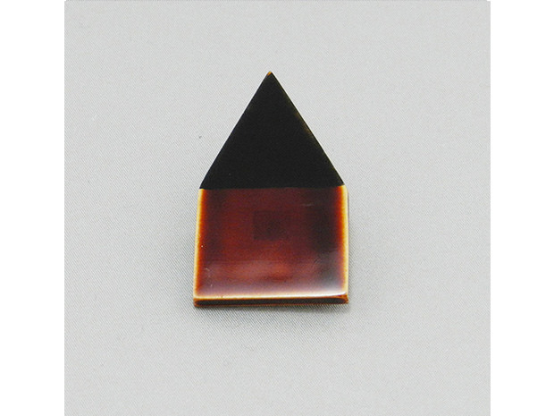 飛騨春慶塗 伝統工芸品 飛騨春慶のブローチ 黒／HOUSE 1