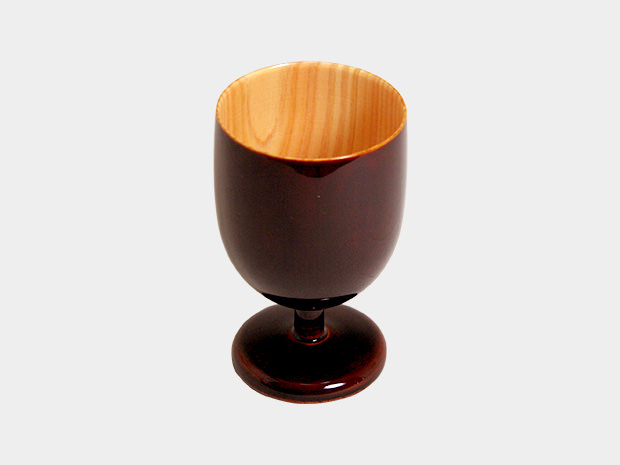 飛騨春慶塗 伝統工芸品 ワイングラス ミニ 1