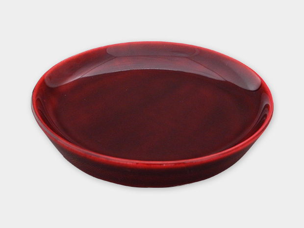 飛騨春慶塗 伝統工芸品 豆皿 小（深型）紅 1