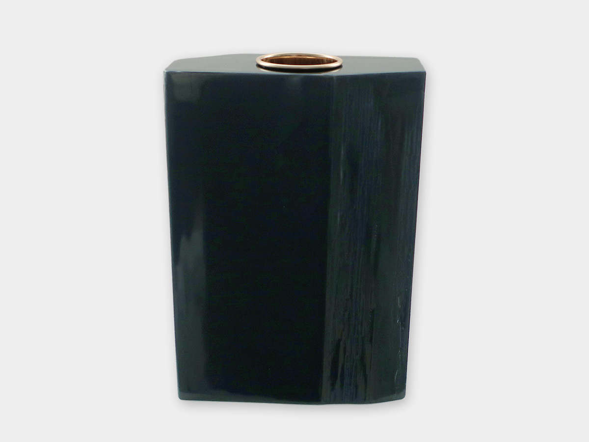 飛騨春慶塗 伝統工芸品 割目一輪 5寸 青 1