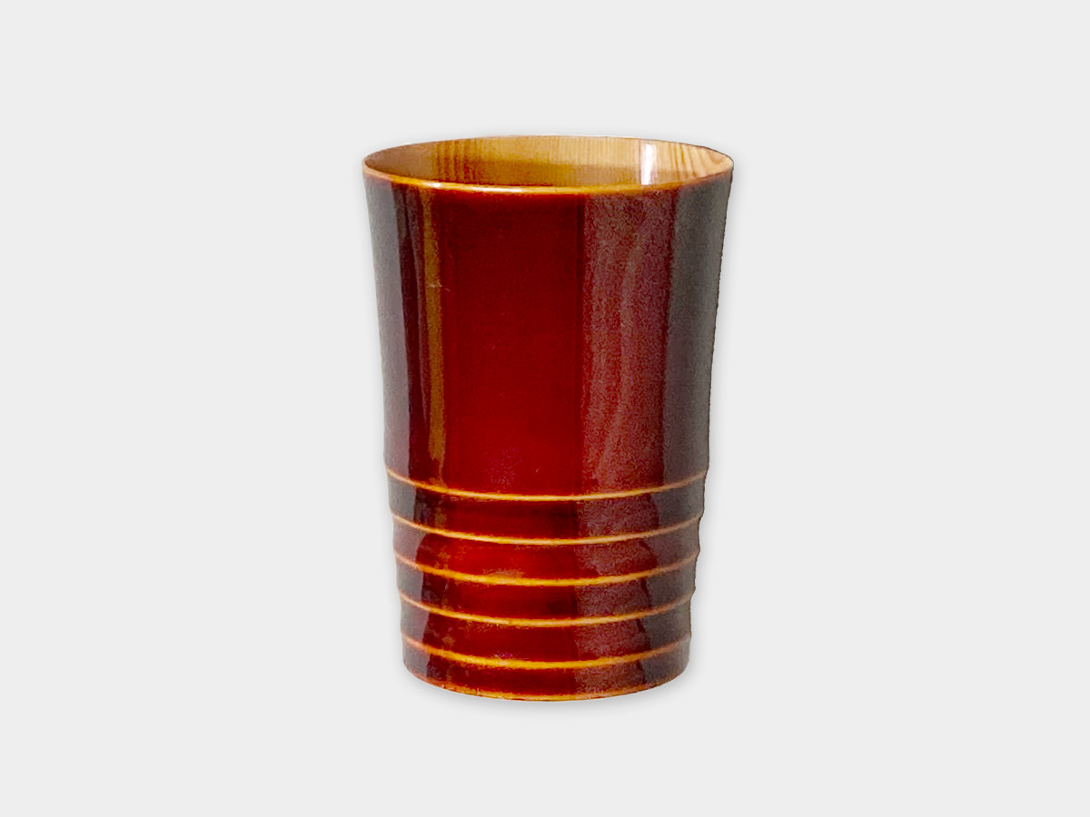 飛騨春慶塗 伝統工芸品 ショットグラスB （ライン） 1