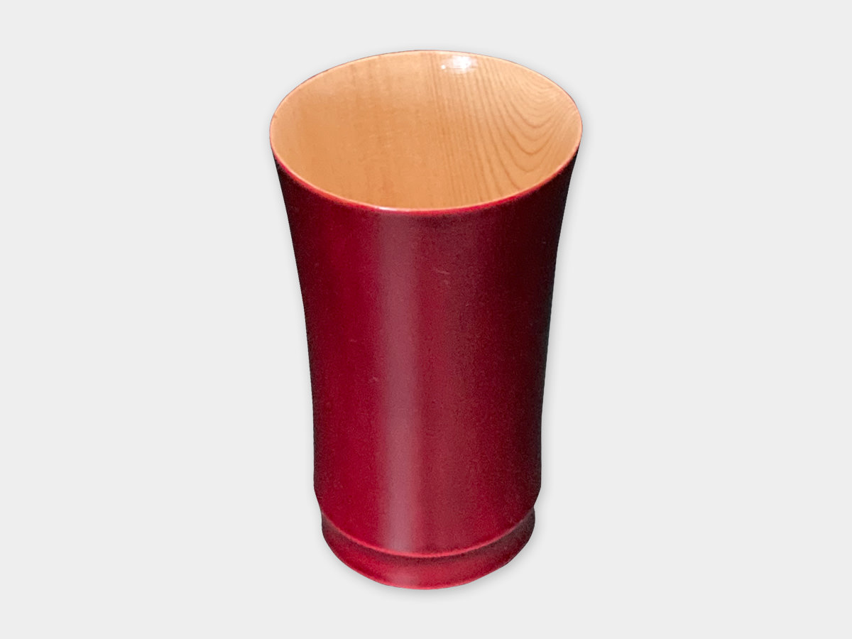 飛騨春慶塗 伝統工芸品 タンブラー D 紅 1