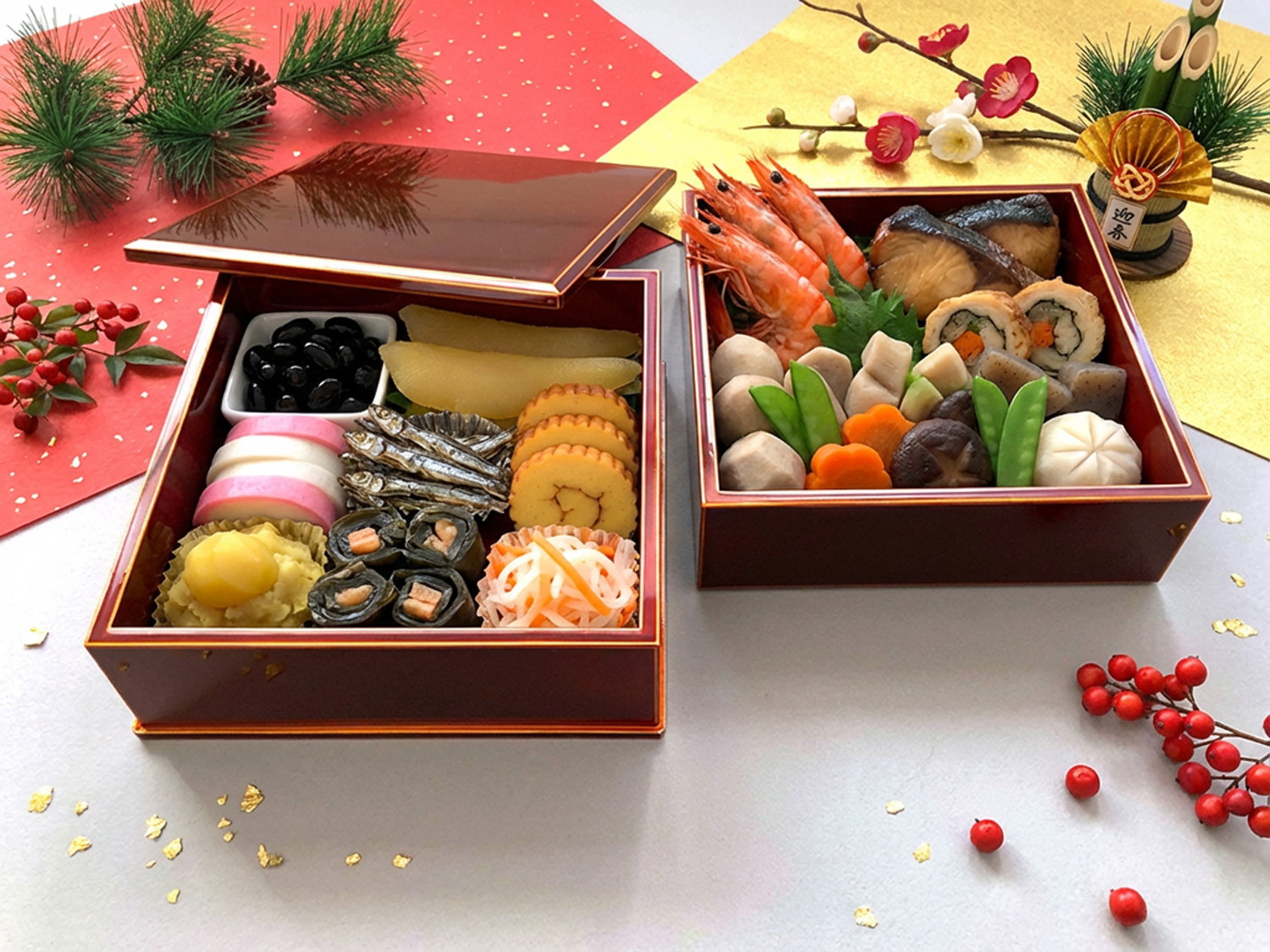 飛騨春慶塗 6寸二段重（重箱） - 飛騨高山の伝統工芸 飛騨春慶塗製造元