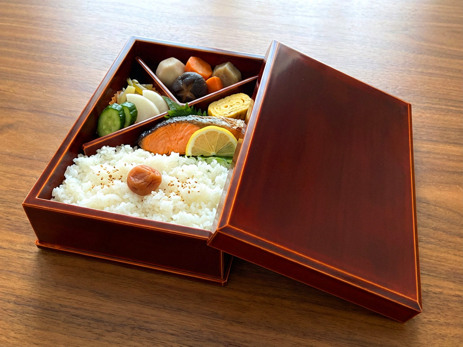飛騨春慶塗 伝統工芸品 弁当箱 一段 3