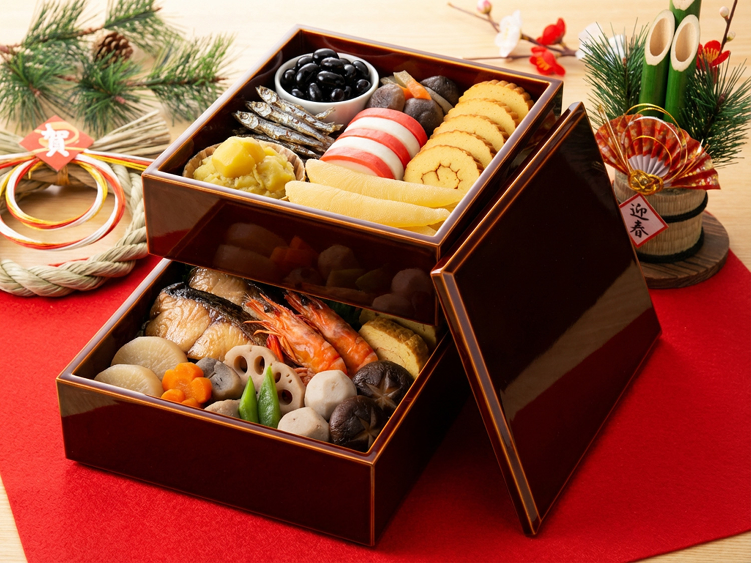 飛騨春慶塗 伝統工芸品 長手三段重 2