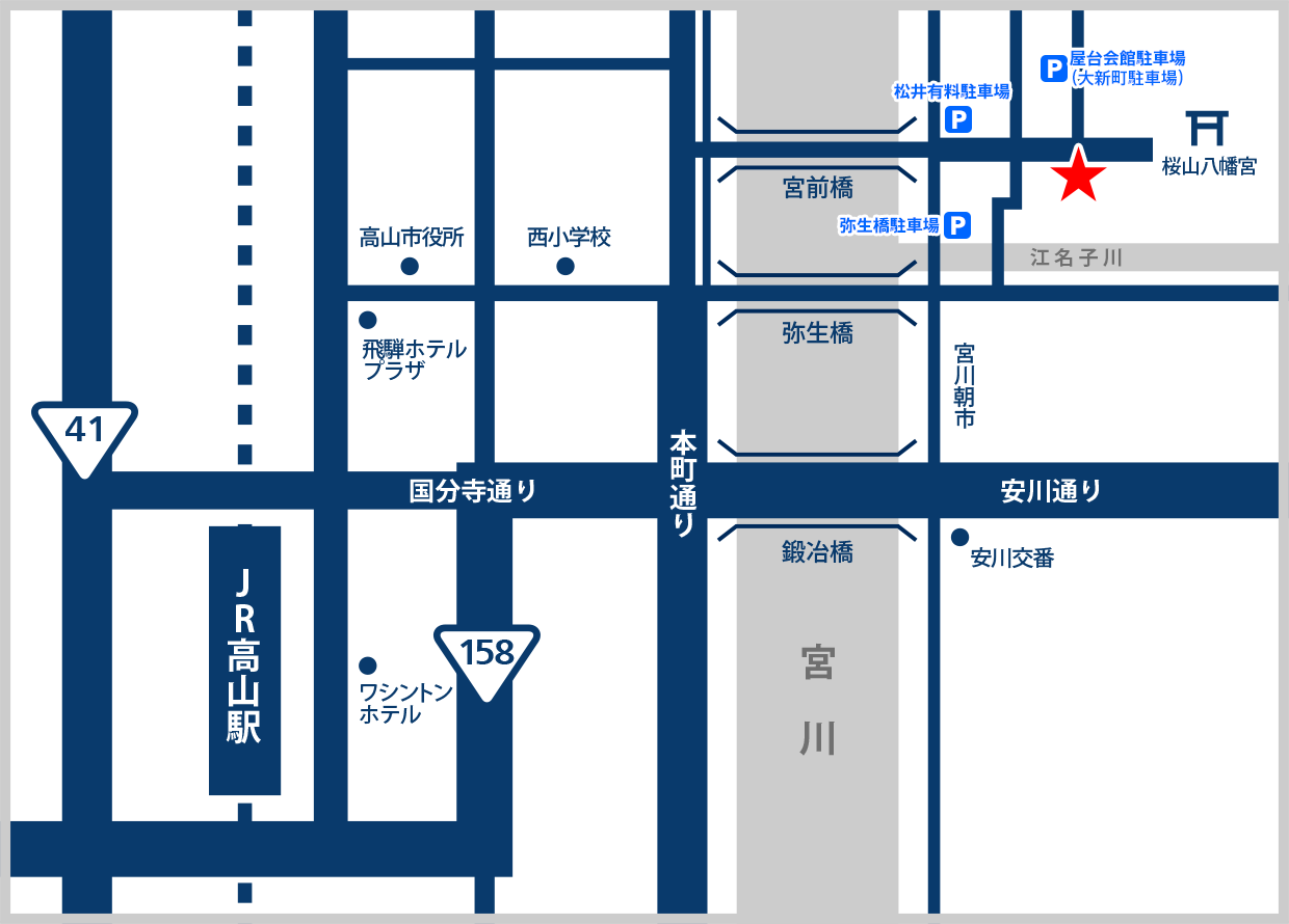 山田春慶店 地図